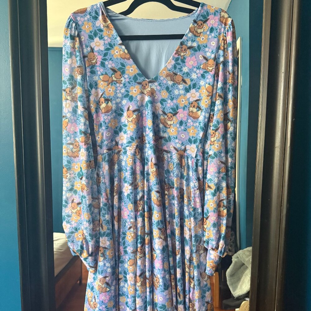 Blackmilk Eevee Long Sleeved Garden Dress